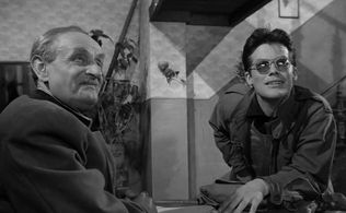 Jan Ciecierski and Zbigniew Cybulski in Ashes and Diamonds (1958)
