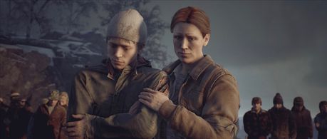 Jassa Ahluwalia and Alex Reid in Planet of the Apes: Last Frontier (2017)