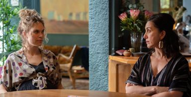 Elena Carapetis and Anna Lindner in 'The Hunting'