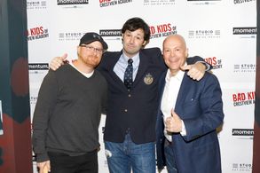 Brad Keller, Barry Wernick, and James R. Hallam at an event for Bad Kids of Crestview Academy (2017)