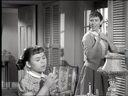 Lauren Chapin and Elinor Donahue in Father Knows Best (1954)