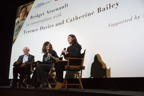 with Terence Davies for a Q&A at Curzon West End for International Women's Day