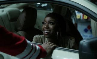 Teisha on the set of P-Valley