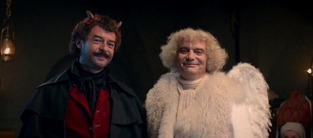 Ivan Trojan and Jirí Dvorák in Andel Páne 2 (2016)