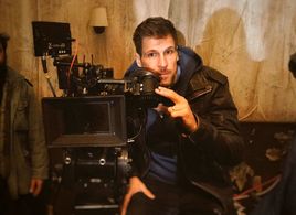 Giles Alderson directing the movie The Dare at Nu Boyana Studios in Bulgaria