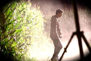 Emerging from the cornfield