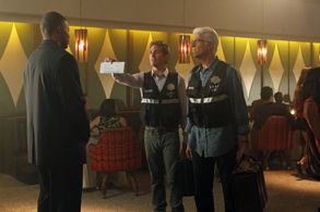 Ted Danson, Marcus Brown, and Eric Szmanda in CSI: Crime Scene Investigation (2000)
