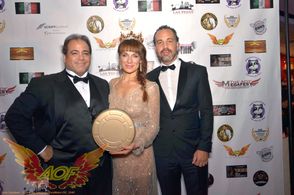 2019 AOF Film Festival accepting the award for Best Score with Composer Bálint Sapszon for 