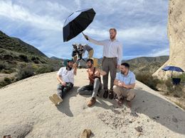 Save the Date - production still