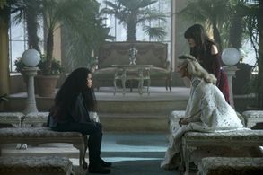 Joely Richardson, Ana Ularu, and Jordan Loughran in Emerald City (2016)