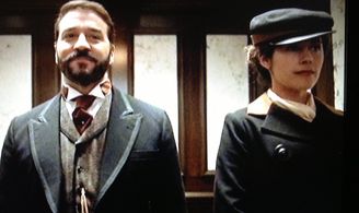 Mr Selfridge series 1 Kya Garwood as lift girl