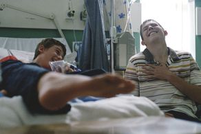 Josh Bolt and Eugene Byrne in The Be All and End All (2009)