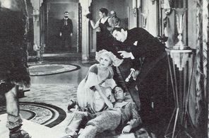 Bela Lugosi, Malcolm McGregor, and Viva Tattersall in The Whispering Shadow (1933)
