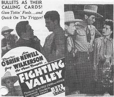Robert Bice, Patti McCarty, James Newill, Dave O'Brien, and Guy Wilkerson in Fighting Valley (1943)