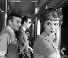 Ignacy Machowski, Leon Niemczyk, and Teresa Szmigielówna in Night Train (1959)