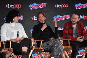 Wendie Malick, Alex Hirsch, and Sarah-Nicole Robles at an event for Gravity Falls (2012)