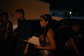 On the set of Prom Night