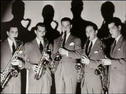 Tex Beneke, Hal McIntyre, Willie Schwartz, and Bill Stegmeyer in Jazz (2001)