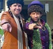 On the set of British Hustle 