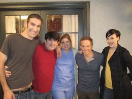 12 sided Die, Episode 8 (L to R, Eric Vesbit, Christopher Gehrman, Alison Reeves, Curtis Fortier, Kris Wood-Bell)