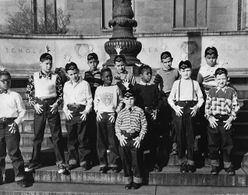 Tony Butala, Kim Charney, and Tommy Rettig in The 5,000 Fingers of Dr. T. (1953)