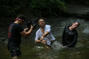 Len Kabasinski and Aaron Bratcher in Challenge of Five Gauntlets (2018)