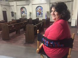 On set of One Day at a Time