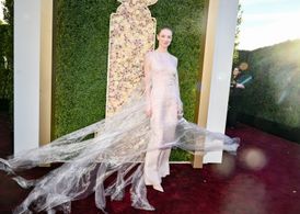 Hunter Schafer at an event for 81st Golden Globe Awards (2024)
