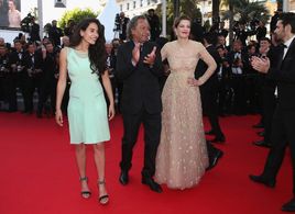 Tony Gatlif, Céline Sallette, and Nailia Harzoune at an event for Geronimo (2014)