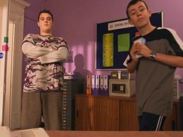 Ben Hanson and Ciarán Joyce in The Story of Tracy Beaker (2002)