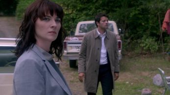 Misha Collins and Erica Carroll in Supernatural (2005)