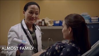 Kim Rios Lin opposite Meredith Travers