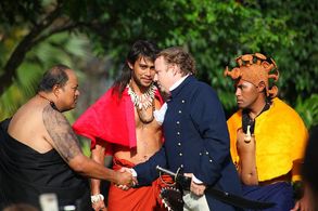 Scene shot on motion picture set of 