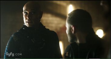 Aaron Ashmore and Thom Allison in Killjoys (2015)