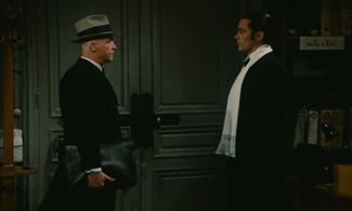 Alain Delon and Daniel Ivernel in Borsalino and Co. (1974)