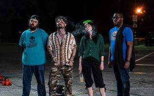 On the set of ‘Hometown’ as Steve: