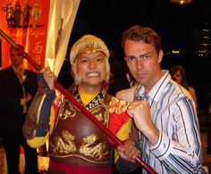 Monkey and Garnet Mae. Cannes 2008.