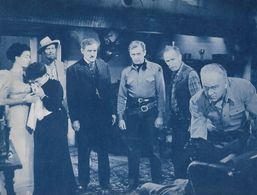 William Boyd, Rand Brooks, Helen Chapman, Andy Clyde, Earle Hodgins, Eilene Janssen, Anne O'Neal, and John Parrish in Bo