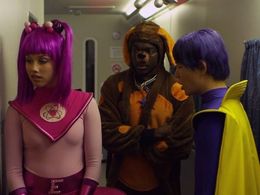 Carlos Knight, Ryan Potter, and Gracie Dzienny in Supah Ninjas (2011)