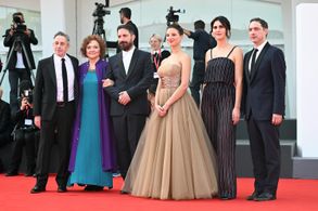 Gloria Münchmeyer, Alfredo Castro, Kate Green, Pablo Larraín, Juan de Dios Larraín, Rocío Jadue, and Paula Luchsinger in
