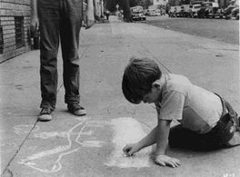 Richie Andrusco and Richard Brewster in Little Fugitive (1953)