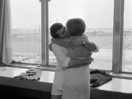 Macha Méril and Bernard Noël in Une Femme Mariée (1964)