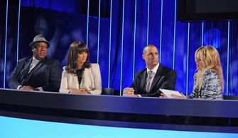 Tyra Banks, André Leon Talley, Nigel Barker, and Rachel Zoe in America's Next Top Model (2003)