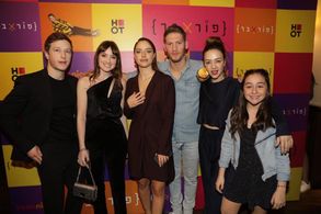 Nelly Tagar, Amit Marcus, Adam Shnal, Lee Biran, Eliana Tidhar, and Liana Ayoun at an event for Forever (2018)