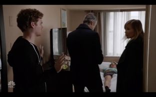 Peter Graham, Peter Scanavino, Kelli Giddish and David Levi in Conversion (Law & Order: SVU)