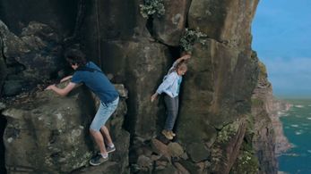 Bindi Irwin and Toby Wallace in Return to Nim's Island (2013)