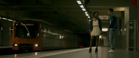 Martha Canga Antonio and Aboubakr Bensaihi in Black (2015)