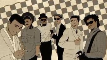 Chris Dowd, Norwood Fisher, Phillip Fisher, Kendall Jones, Walter A. Kibby II, and Angelo Moore in Everyday Sunshine: Th