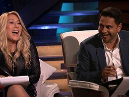 Lori Greiner and Rohan Oza in Shark Tank (2009)