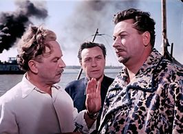 Aleksandr Borisov, Boris Chirkov, and Vasiliy Merkurev in True Friends (1954)